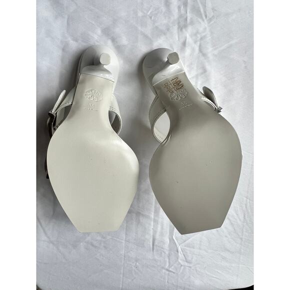 Alexander McQueen White Double Buckle Punk Mules Size IT 36 - Picture 9 of 10